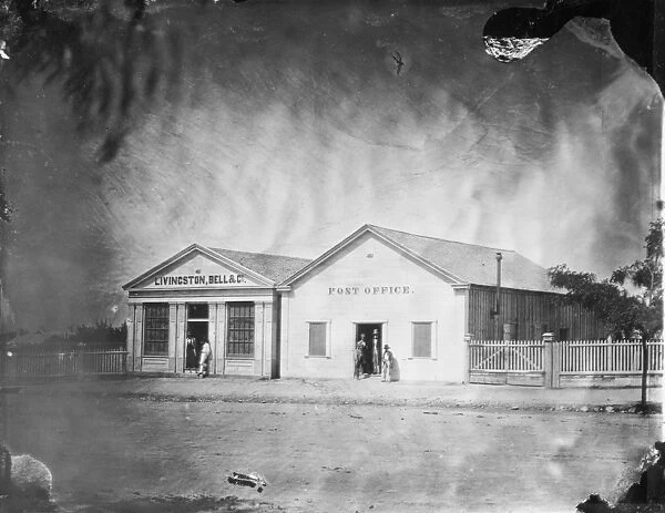 SALT LAKE CITY, c1855. The first post office in Salt Lake City, Utah. Photograph, c1855