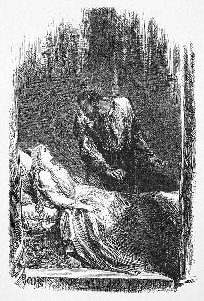 SHAKESPEARE: OTHELLO. Wood engraving after Sir John Gilbert (1817-1897) for William Shakespeares Othello