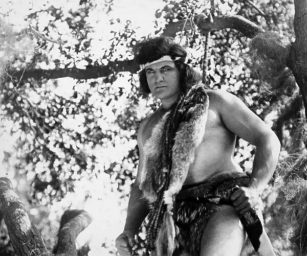 TARZAN OF THE APES, 1918. Elmo Lincoln in the title role in Tarzan of the Apes, 1918