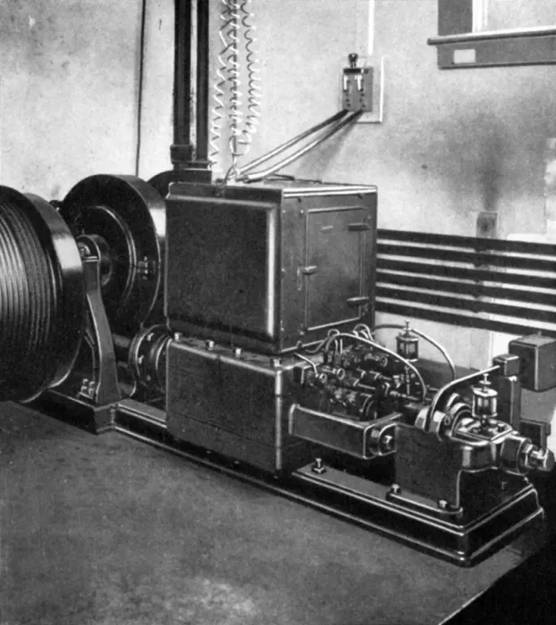 Framed Print : Print of the first electric elevator engine, 1889 Framed Print : Print of the first electric elevator engine, 1889