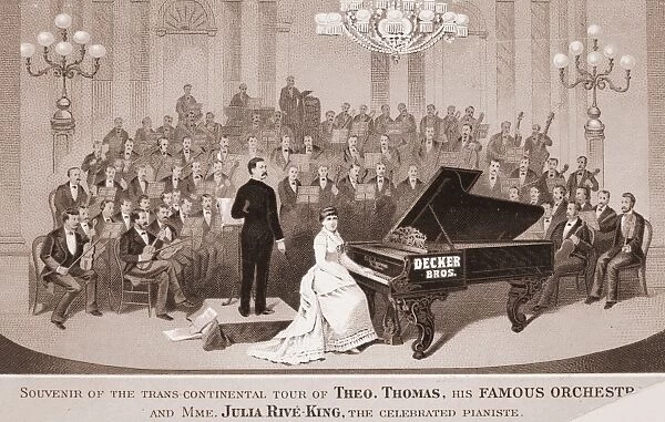 THEODORE THOMAS (1835-1905). American (German-born) orchestra conductor
