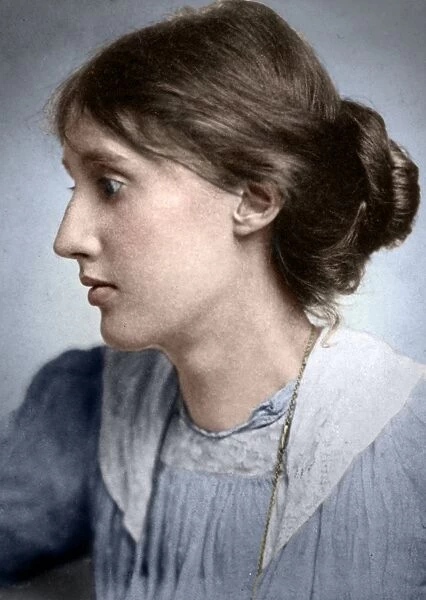 VIRGINIA WOOLF (1882-1941). English writer. Photograph by George Charles Beresford
