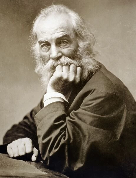 WALT WHITMAN (1819-1892). American poet. Photographed in 1876