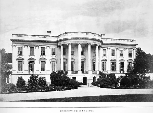 THE WHITE HOUSE. An exterior view of the White House, Washington, D