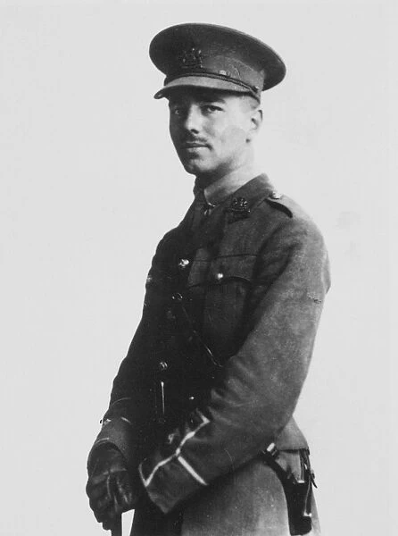 WILFRED OWEN (1893-1918). English poet. Photographed in 1916