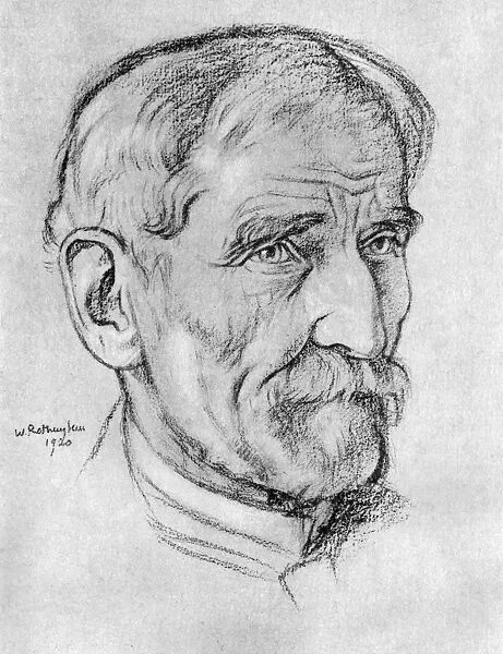WILLIAM HENRY HUDSON (1841-1922). English author and naturalist. Drawing by William Rothenstein
