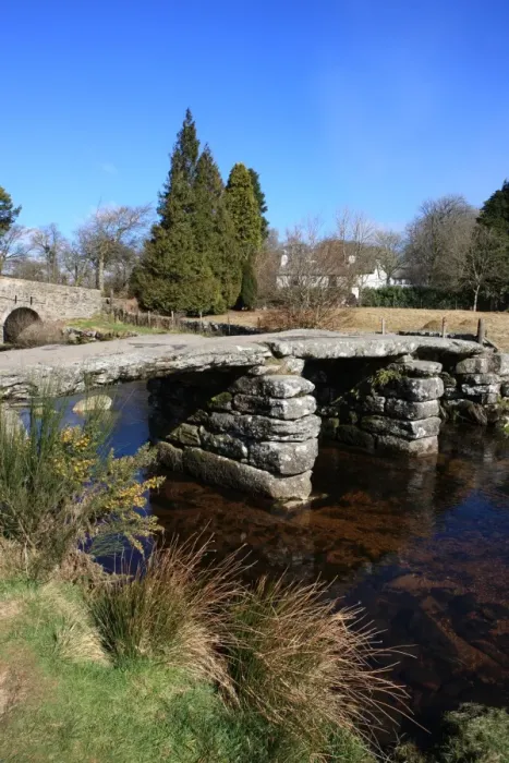 Framed Print : Postbridge Print: Two Bridges over the East Dart River Framed Print : Postbridge Print: Two Bridges over the East Dart River