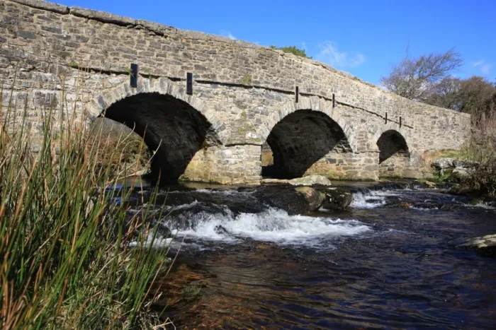 Framed Print : Postbridge Devon Print: East Dart River Bridge Framed Print : Postbridge Devon Print: East Dart River Bridge