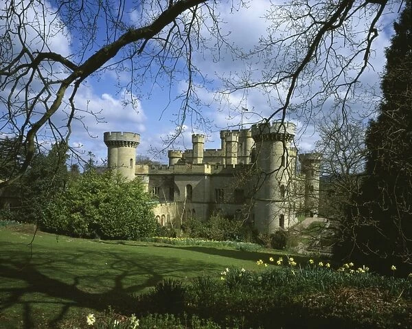 Eastnor. A spring day at Eastnor Castle in Herefordshire