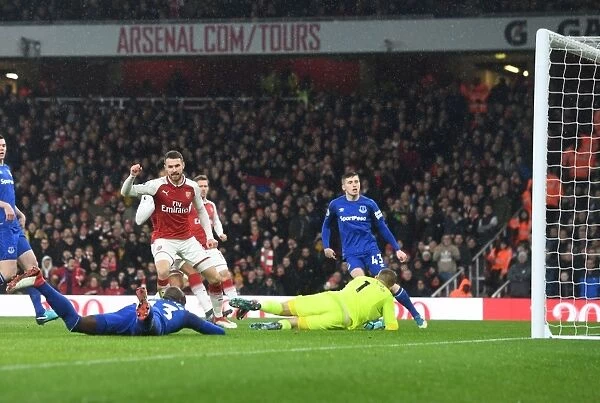 Aaron Ramsey Scores the Opener: Arsenal vs. Everton, Premier League 2017-18