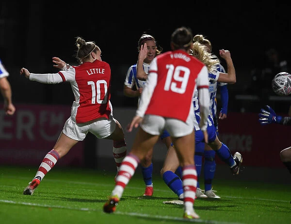 Arsenal Women's FA Cup Semi-Final Victory: Kim Little Scores the Opener Against Brighton & Hove Albion