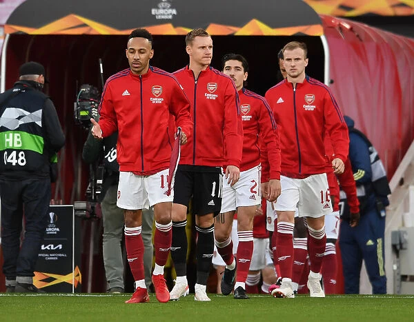 Arsenal's Aubameyang and Leno Prepare for Europa League Semi-Final Showdown at Empty Emirates Stadium