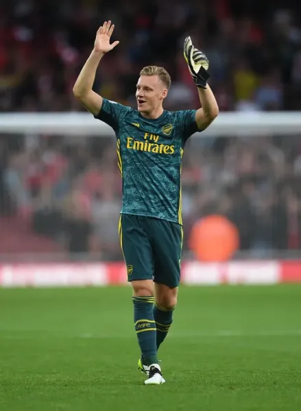 Arsenal FC Print: Bernd Leno Reacts vs Aston Villa Art