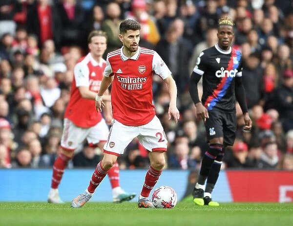 Arsenal's Jorginho in Action Against Crystal Palace - Premier League 2022-23
