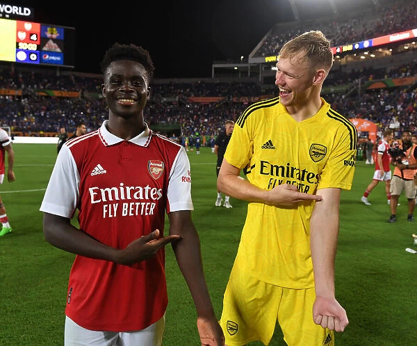 Arsenal's Ramsdale and Saka Clash in Florida Cup Match Against Chelsea