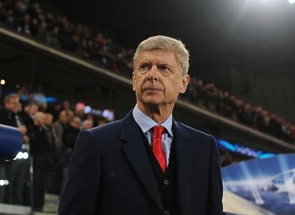 Arsene Wenger: Arsenal Manager at RSC Anderlecht, UEFA Champions League 2014-15