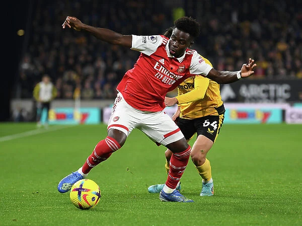 Bukayo Saka's Star Performance: Wolverhampton Wanderers vs. Arsenal FC, Premier League 2022-23