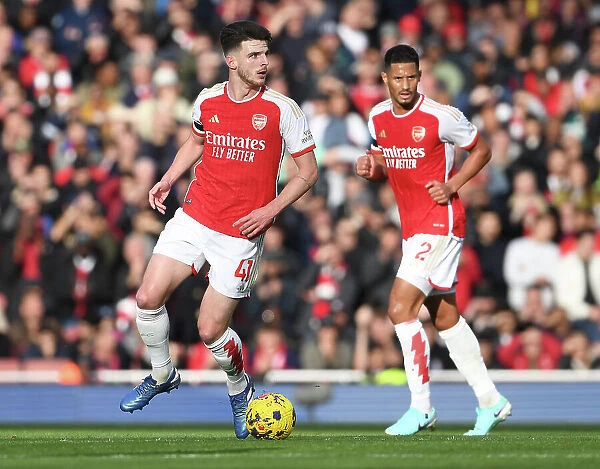 Declan Rice in Action: Arsenal vs Sheffield United, Premier League 2023-24