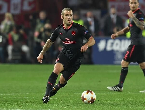 Jack Wilshere: In Action Against Red Star Belgrade, Europa League 2017-18