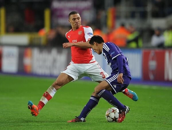 Kieran Gibbs vs. Andy Najar: A Battle in the UEFA Champions League Between RSC Anderlecht and Arsenal