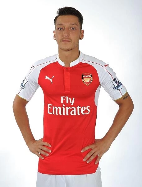 Mesut Ozil at Arsenal First Team Photocall 2015-16