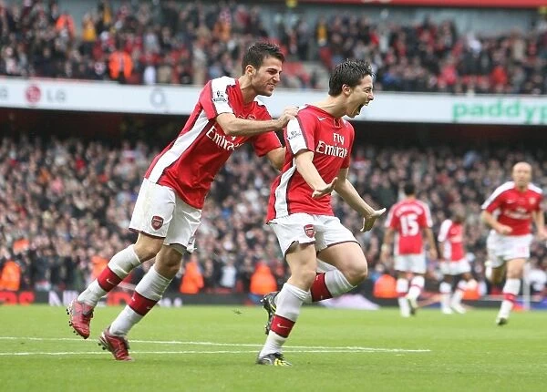 Nasri and Fabregas: Unstoppable Duo - Arsenal's 2nd Goal vs Manchester United (08 / 11 / 2008)