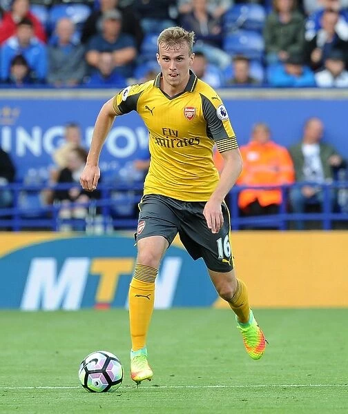 Rob Holding in Action: Arsenal vs. Leicester City Showdown, 2016-17