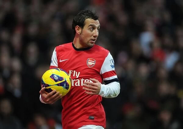 Santi Cazorla: In Action for Arsenal Against West Bromwich Albion (2012-13)