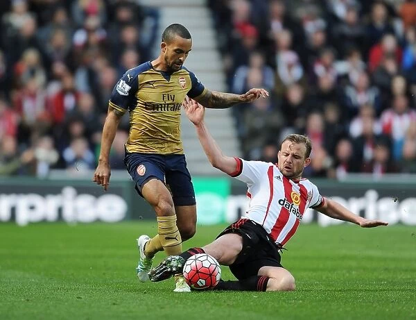 Theo Walcott vs Lee Cattermole: A Premier League Clash at Sunderland (2015-16)
