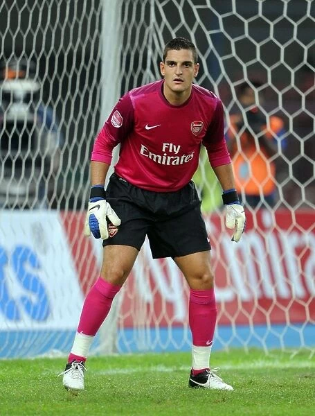 Vito Mannone: In Action for Arsenal Against Malaysia XI (2012)