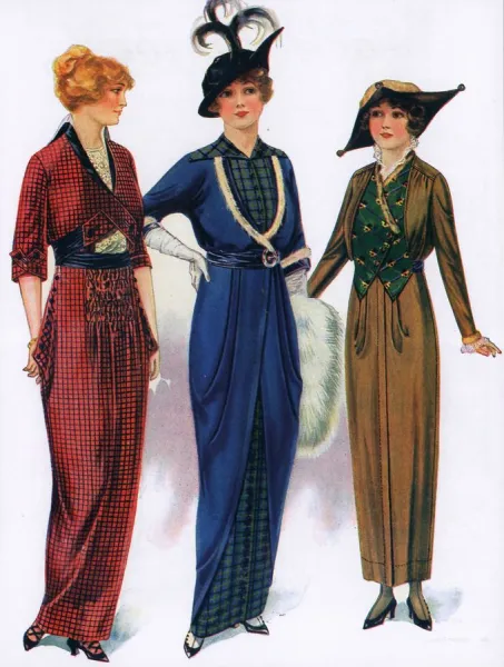 1910s USA womens hats dresses available as Framed Prints, Photos, Wall ...