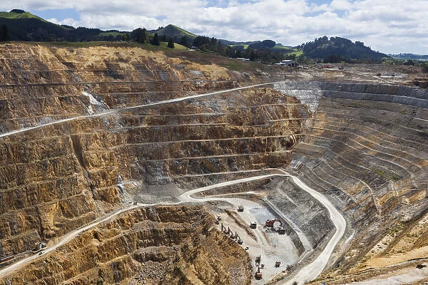 Martha gold mine at Waihi in Waikato, New Zealand