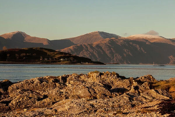 The view to Kingairloch from Port Appin in Argyll and Bute, Scotland