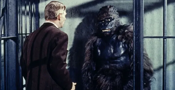 Framed Print : StudioCANAL KONGA (1961) Print: Dr. Decker talks to Konga Michael Gough Framed Print : StudioCANAL KONGA (1961) Print: Dr. Decker talks to Konga Michael Gough