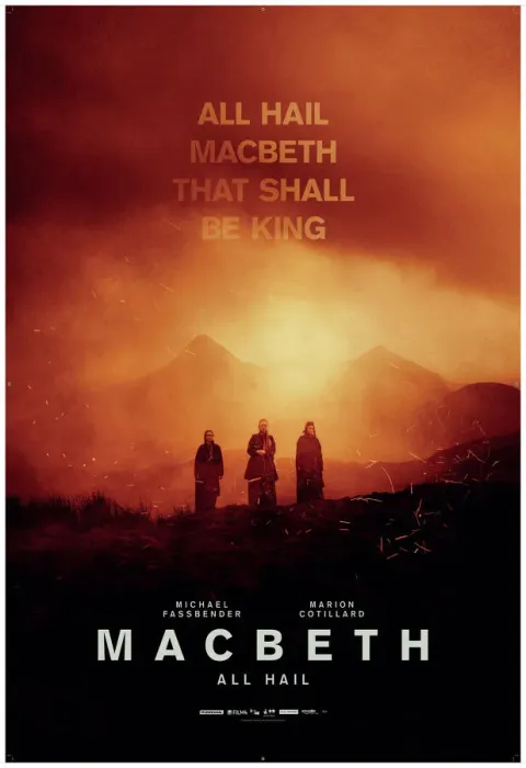 Framed Print : Macbeth (2015) One Sheet Print Framed Print : Macbeth (2015) One Sheet Print