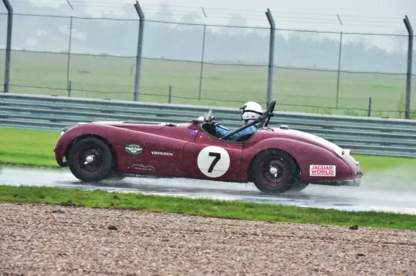 Jaguar XK120 at AMOC Bentley 90th June 2014 Donington Art