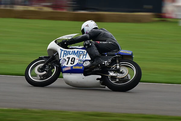 CM32 1277 Keith Clarke, Rob North Triumph T150