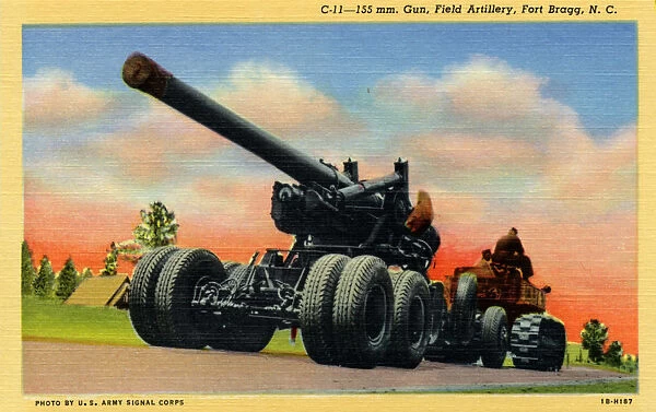 155mm. Gun, Field Artillery, Fort Bragg, NC