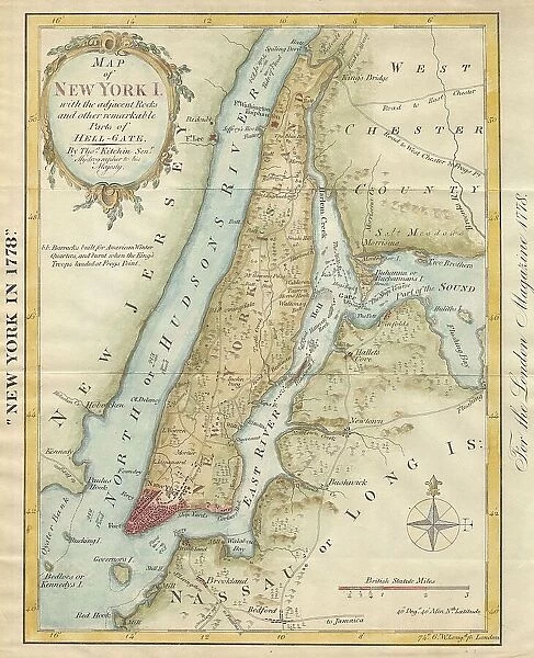 1869 Kitchen Shannon Map Of New York City Topography