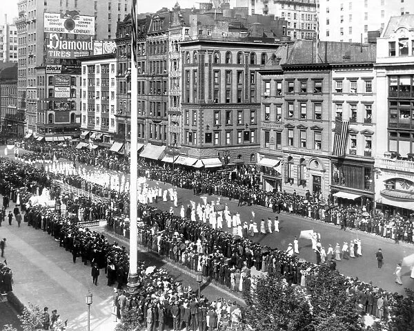 1913 Suffragette Parade, Fifth Avenue, New York City, New York