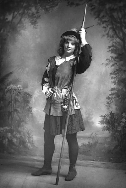 Ada Rehan (1860-1916) Irish-born actress, c1890. Here in the breeches role of Rosalind