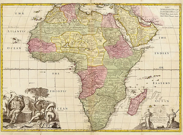 Africa circa 1725 from Modern Geography