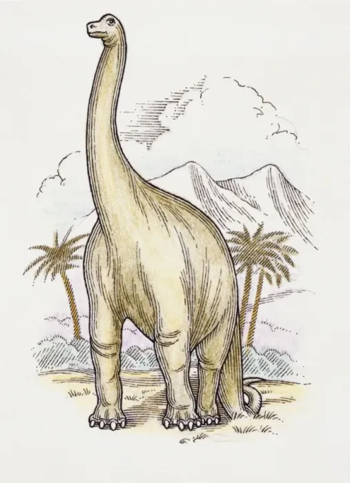 Framed Print : Brachiosaurus Print Artwork Framed Print : Brachiosaurus Print Artwork