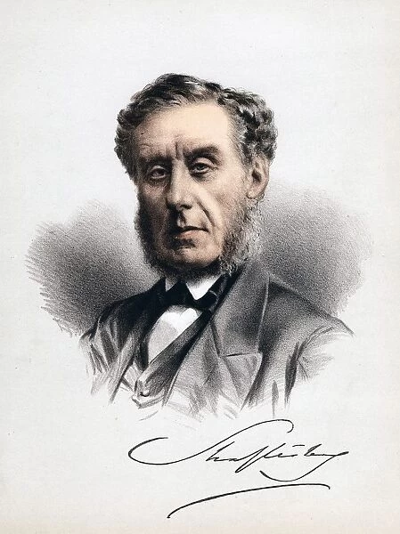 Anthony Ashley Cooper, 7th Earl of Shaftesbury (1801-1885), c1880. English statesman
