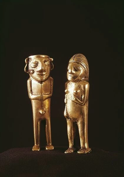 Anthropomorphic figurines, Peru, Inca civilization