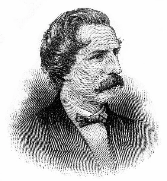 Artemus Ward, pseudonym of Charles Farrar Browne (1834-1867), c1880. American humourist and writer