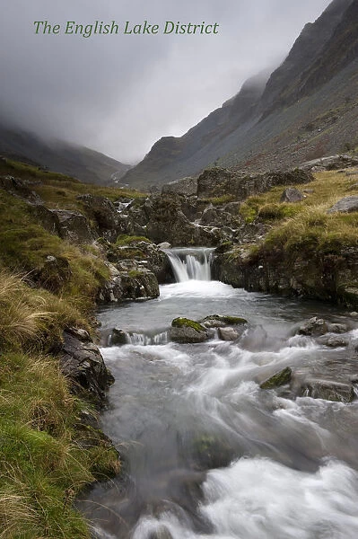 autumn, countryside, cumbria, district, england, english, fell, flood, flow, flowing