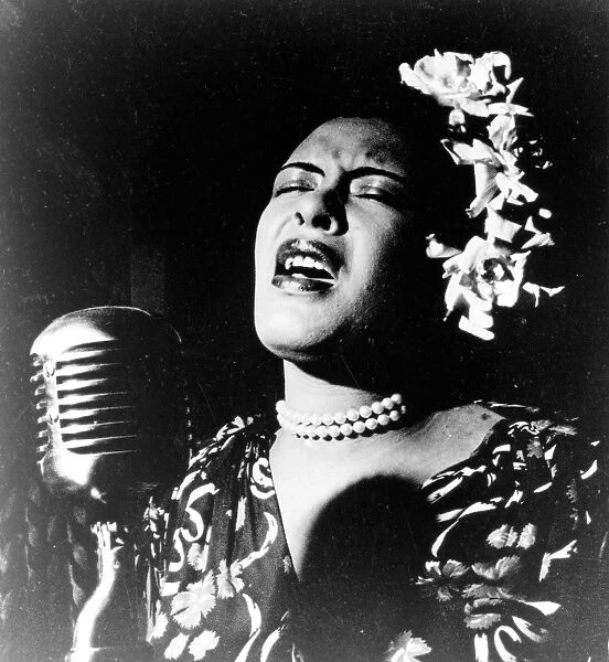 Billie Holiday (1915-1959, born Eleanora Fagan) African American jazz singer and songwriter