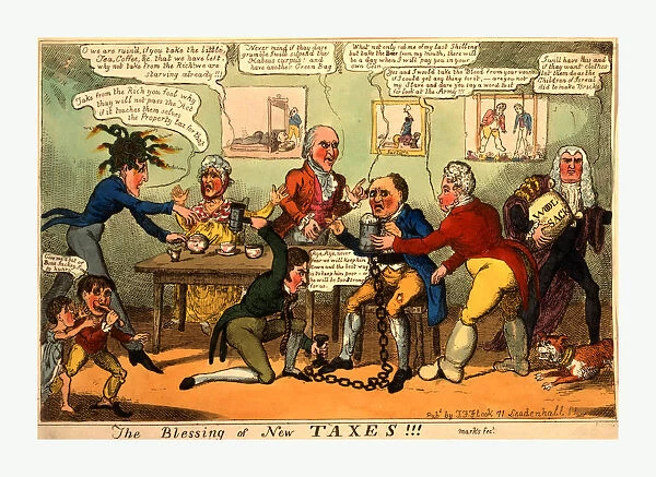 The Blessing Of New Taxes!!! Engraving