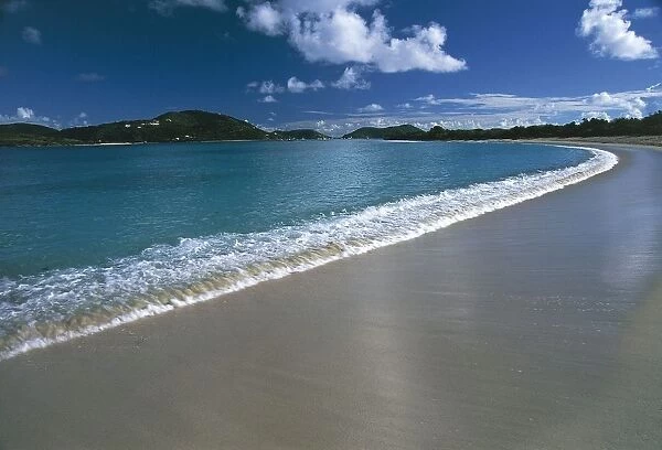 British Virgin Islands, Tortola Island, Beef Island peninsula, Long Bay, Waves